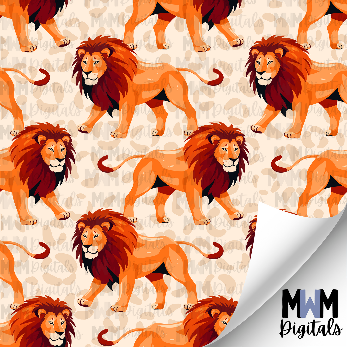 Lion Seamless File