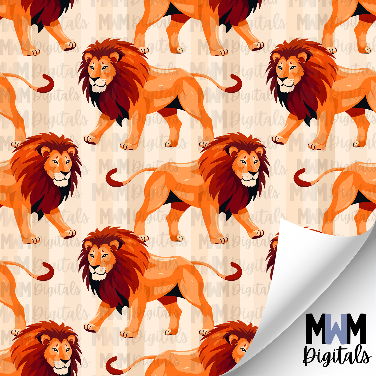 Lion Seamless File