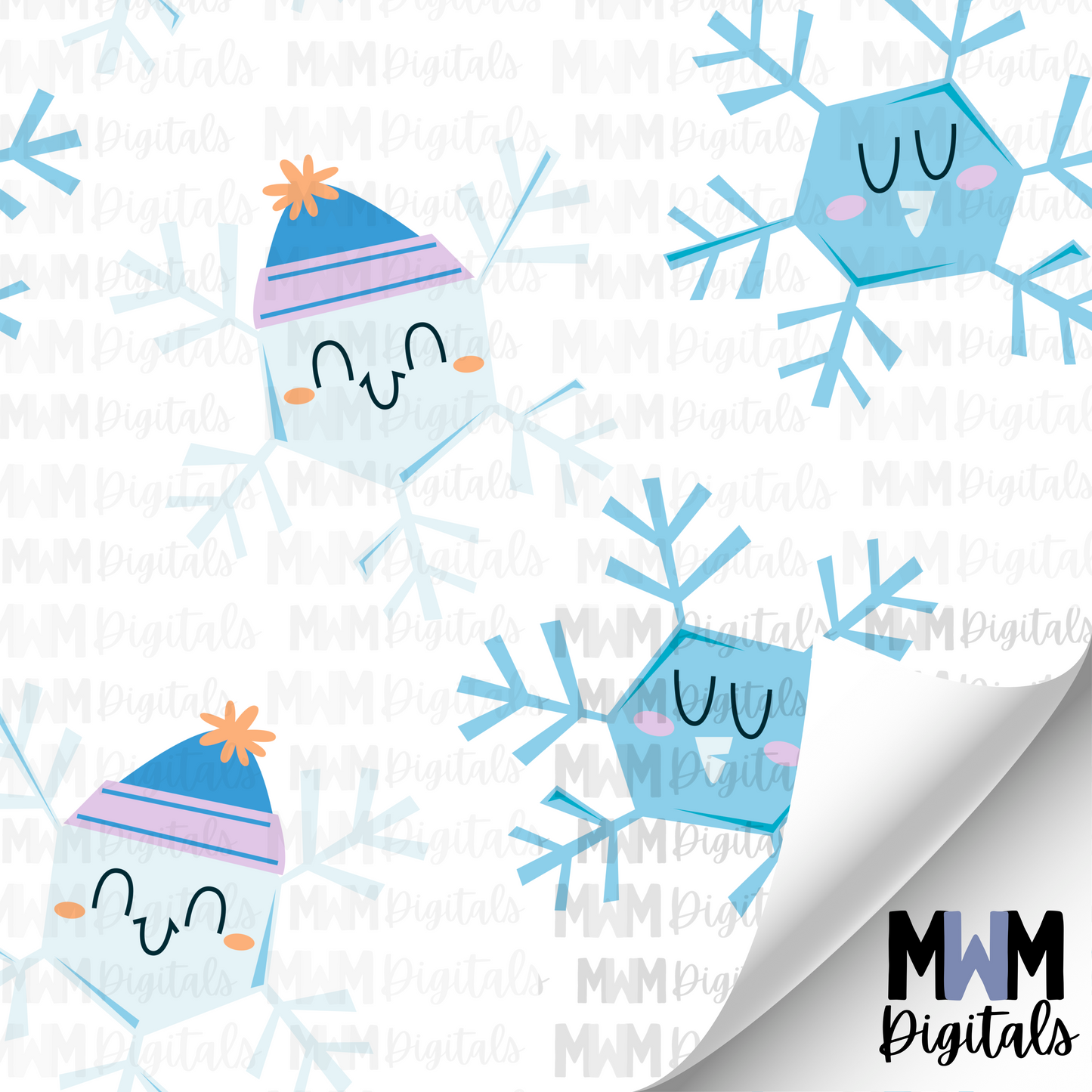 Snowflakes Seamless File