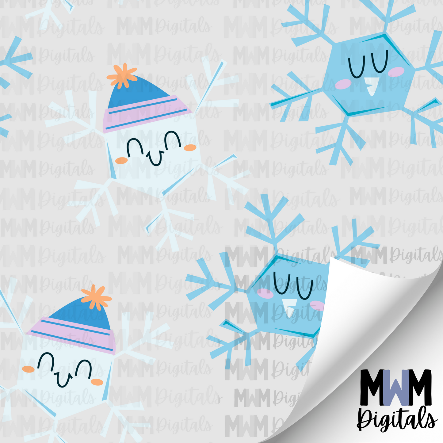 Snowflakes Seamless File