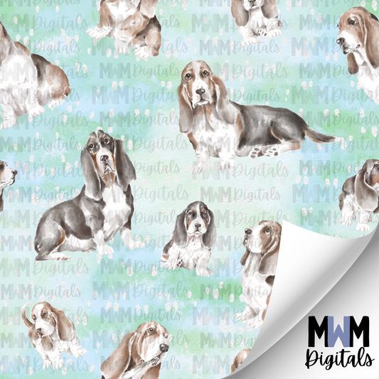 Basset Hound Seamless File