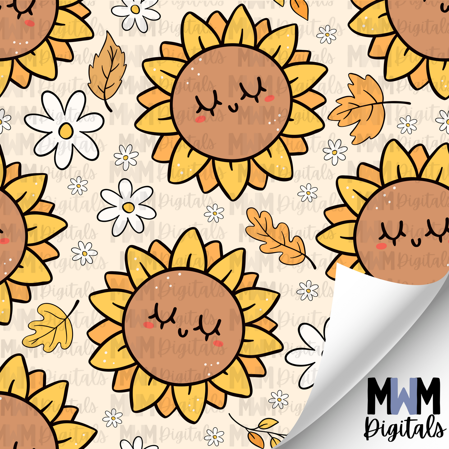 Sunflowers Seamless File