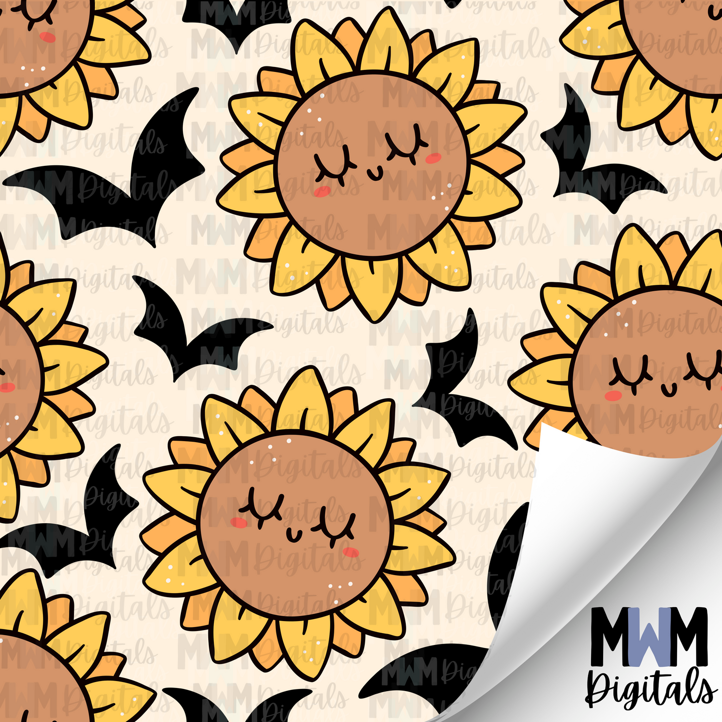 Sunflowers Seamless File