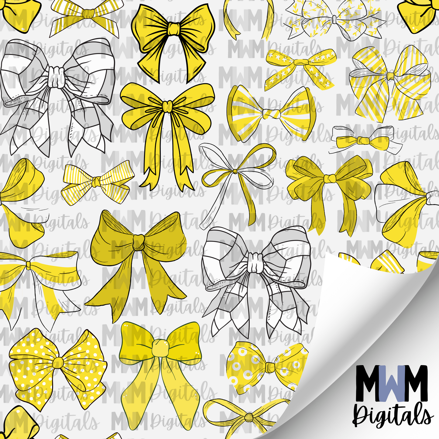 Volleyball Hairbow Seamless File