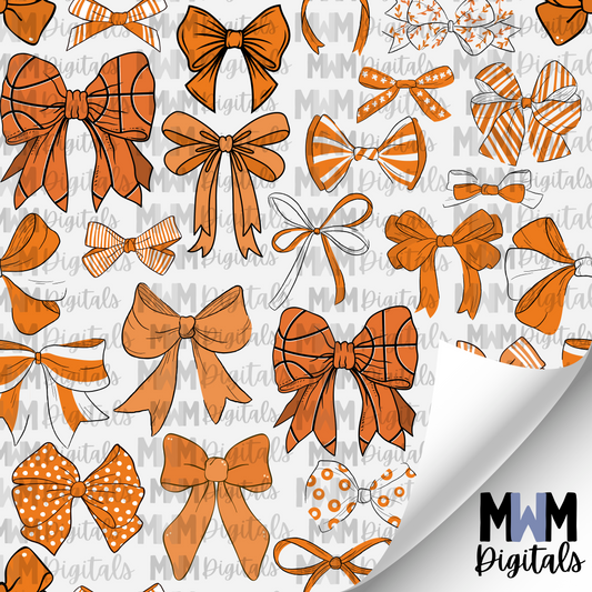 Basketball Hairbow Seamless File