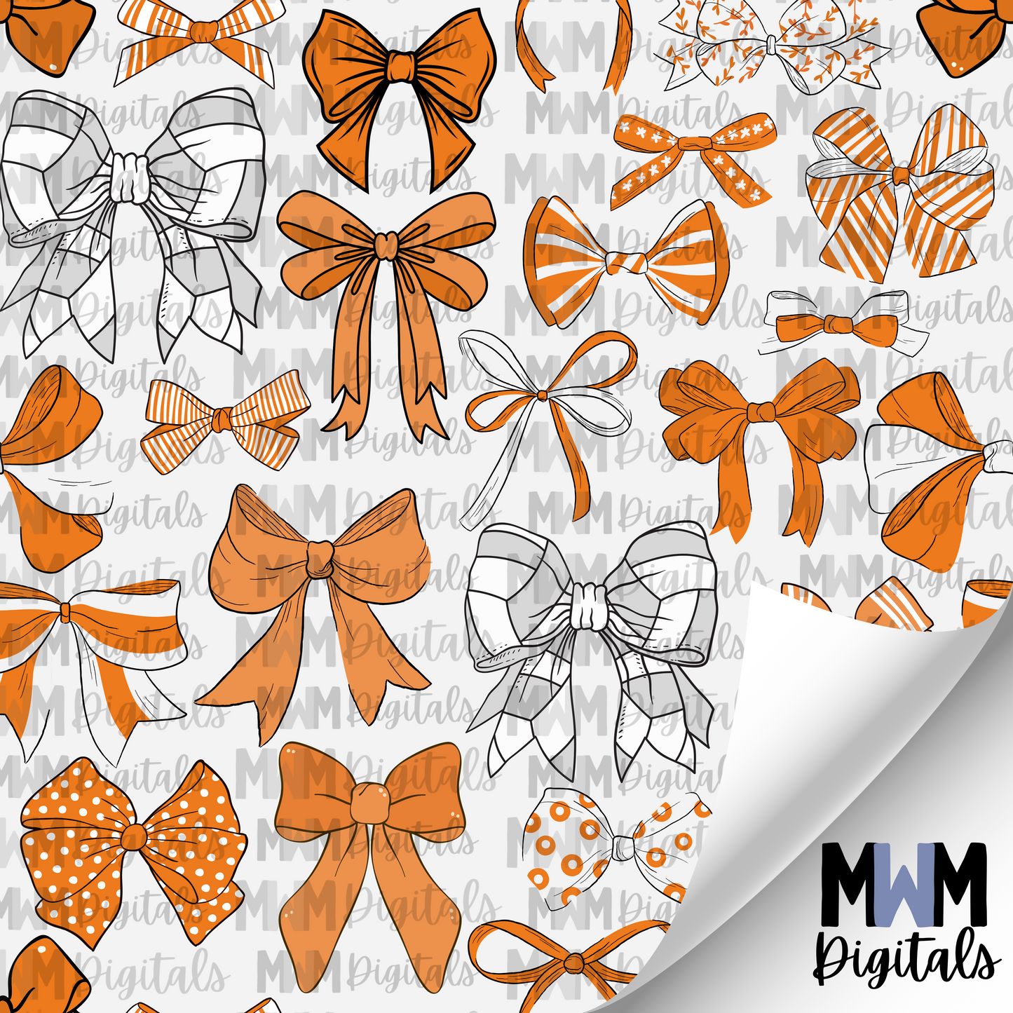 Volleyball Hairbow Seamless File