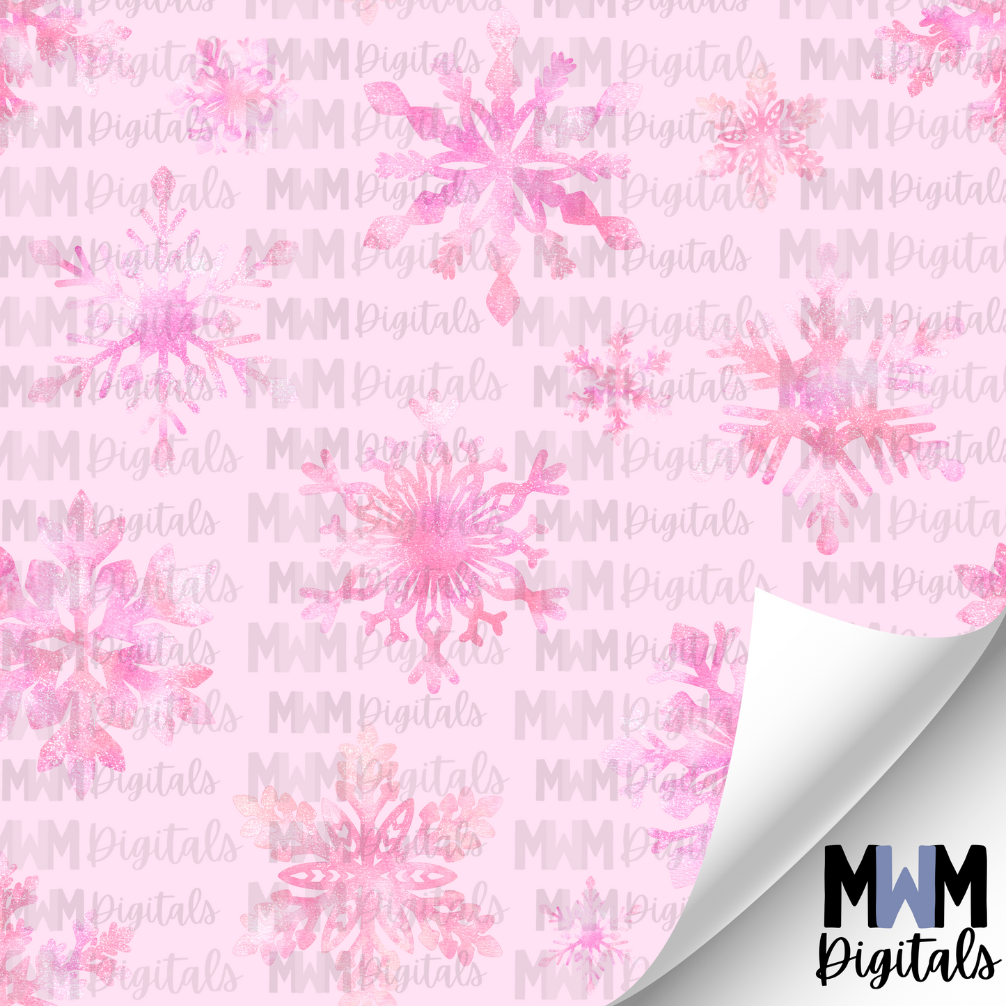 FREE Snowflakes Seamless File