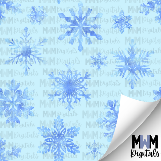 FREE Snowflakes Seamless File