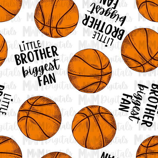 Basketball Sister/Brother Seamless File