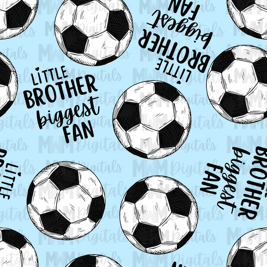 Soccer Sister/Brother Seamless File