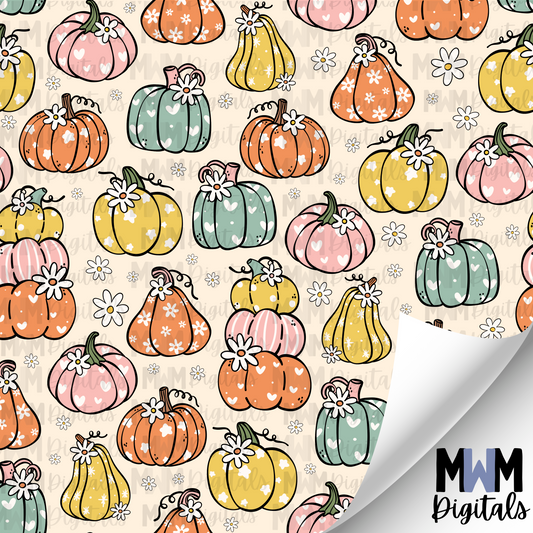 Pretty Pumpkins Seamless File