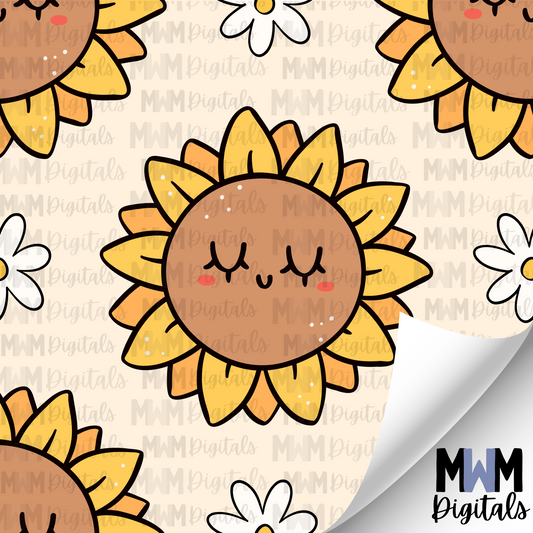 Sunflowers Seamless File