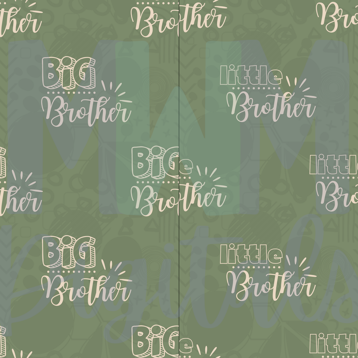 Big & Little Brother/Sister Seamless File