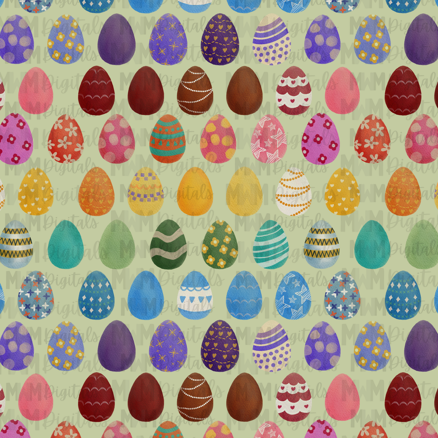 Easter Eggs Seamless File