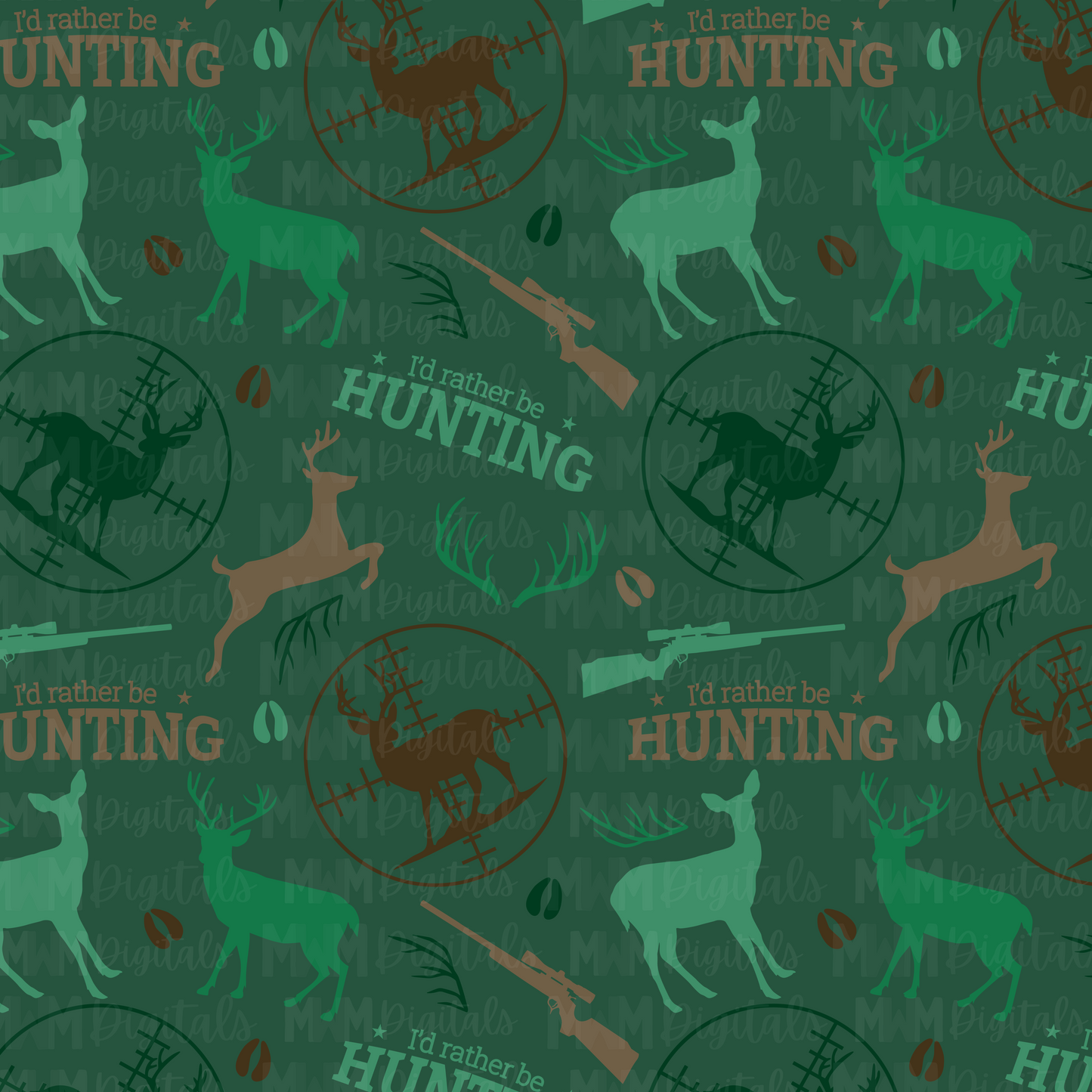 Deer Hunting Seamless File