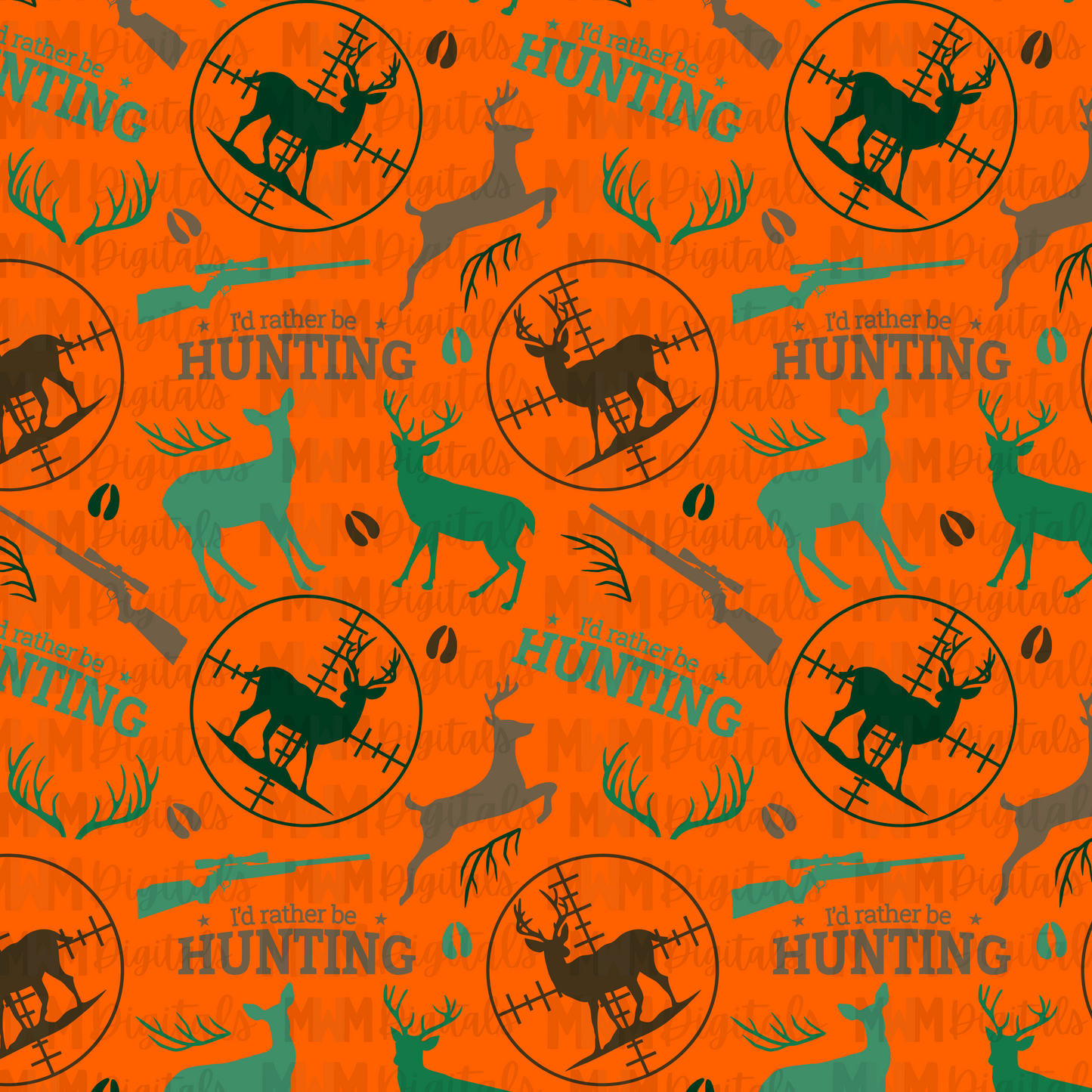 Deer Hunting Seamless File