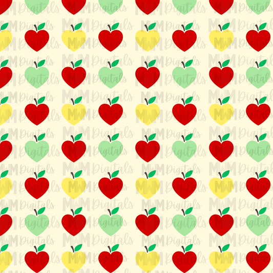 Apple Hearts Seamless File