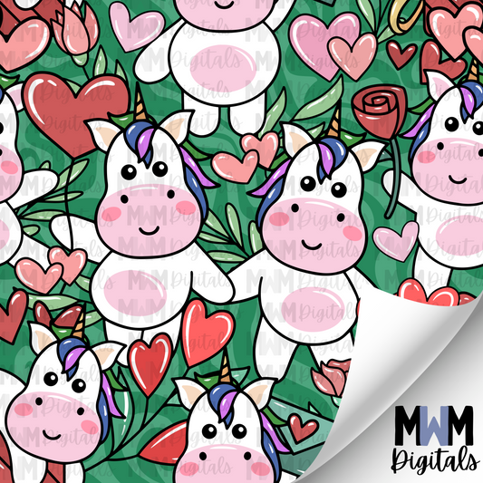 Valentine Animals Seamless File