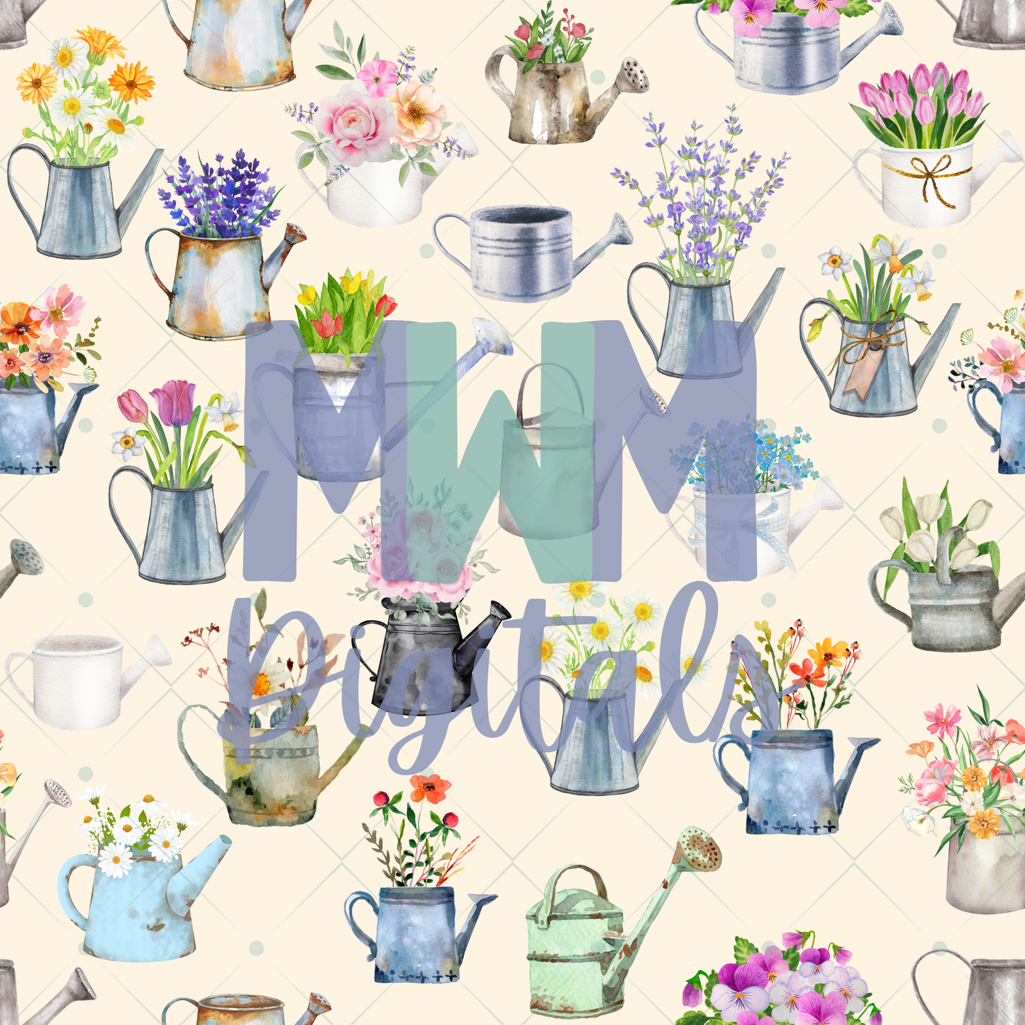 Watering Cans Seamless File