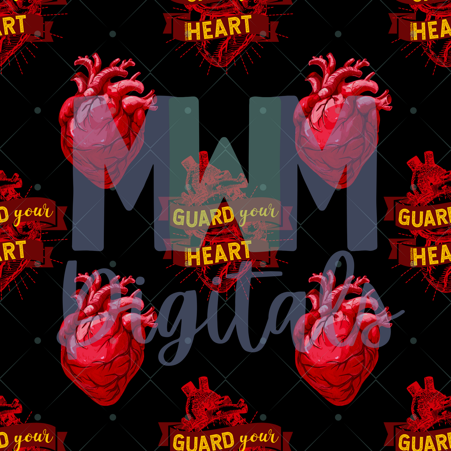 Proverbs 4:23 Guard Your Heart Seamless File