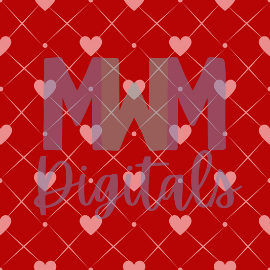 Hearts Pink & Red Seamless File