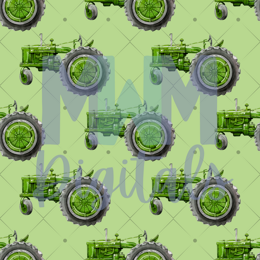 Green Tractor Seamless File