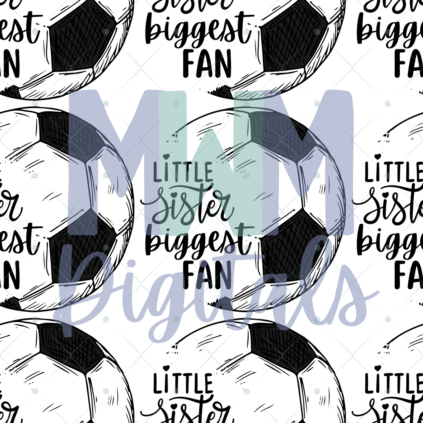 Soccer Sister/Brother Seamless File